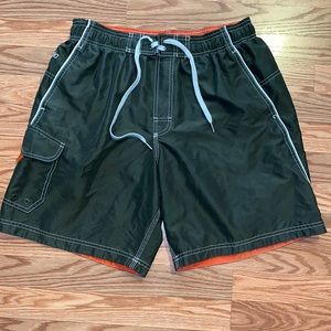 Speedo Swim Trunks Dark Green